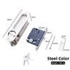 Sliding Door Lock with Three Keys for Wooden Sliding Doors Featuring Seamless Concealed Handle and Slip Resistance