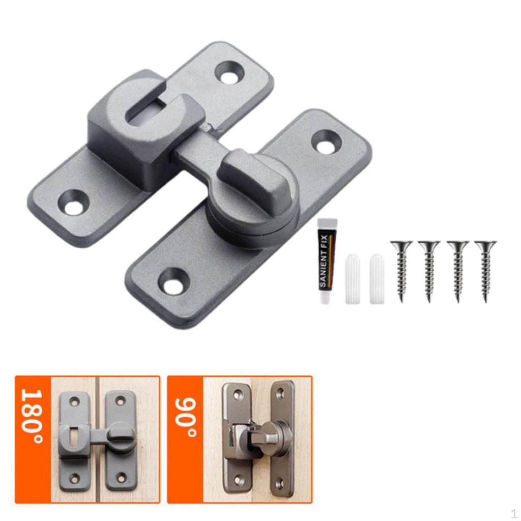 Barn Door Lock Latch Room Door, Hardware, Heavy Duty Bolt Locks for Home Security Office