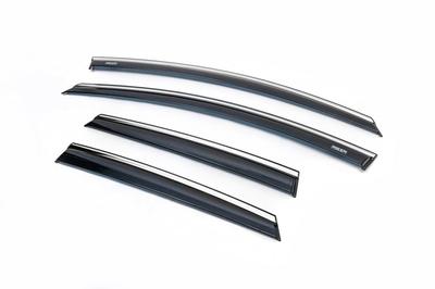 Windshields with Chrome Stripe HB/SD (4 Pcs, Niken) for Opel Astra J 2009-2015