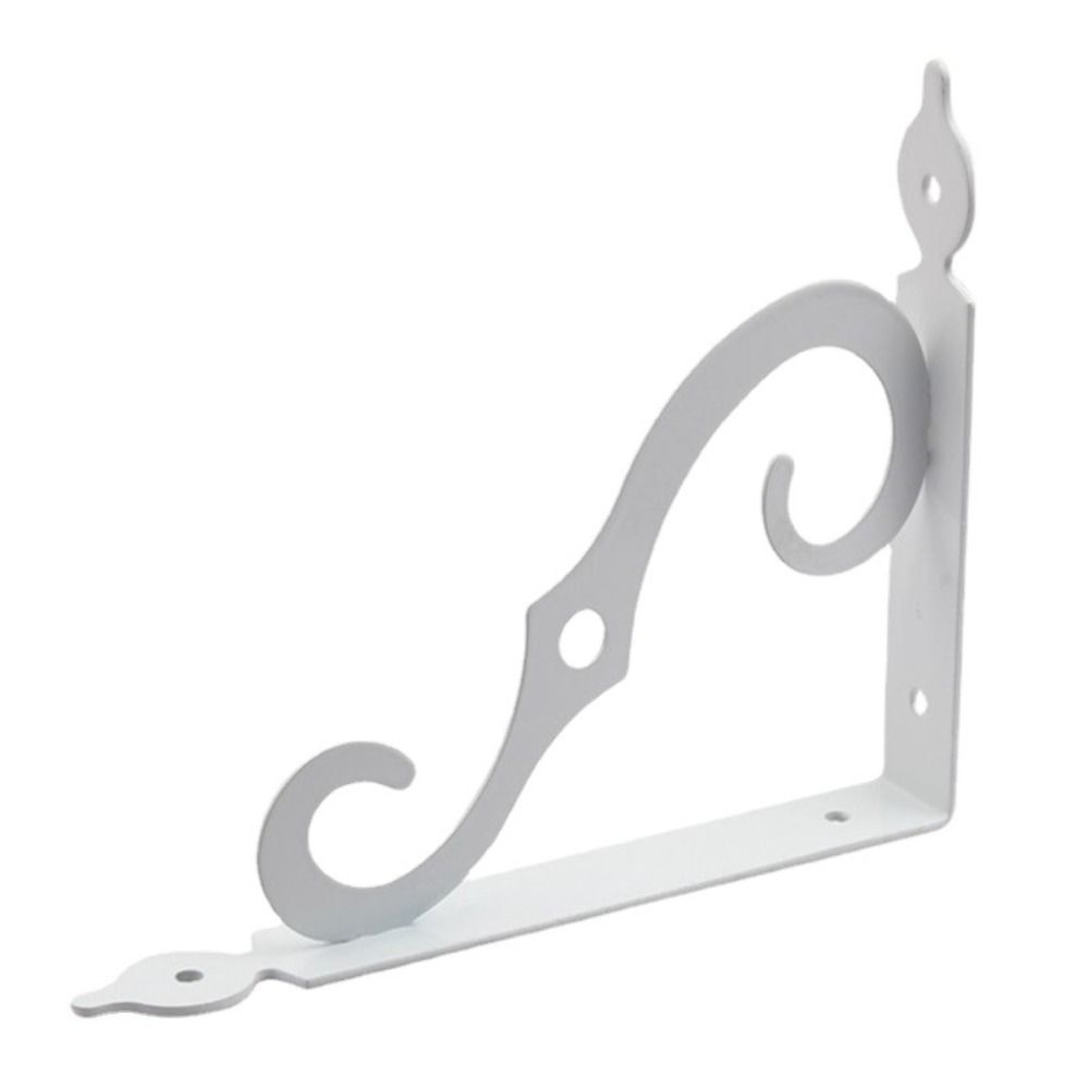 2Pcs Floating Shelf Brackets L Shape Shelf Supporter Triangular Shape Corner Brace  Wall Mounted