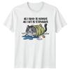 Traurige Katze All I Need Is Cuddles Get Struggles Cartoon T Shirt Vintage Stretched Designer Clothes Versatile