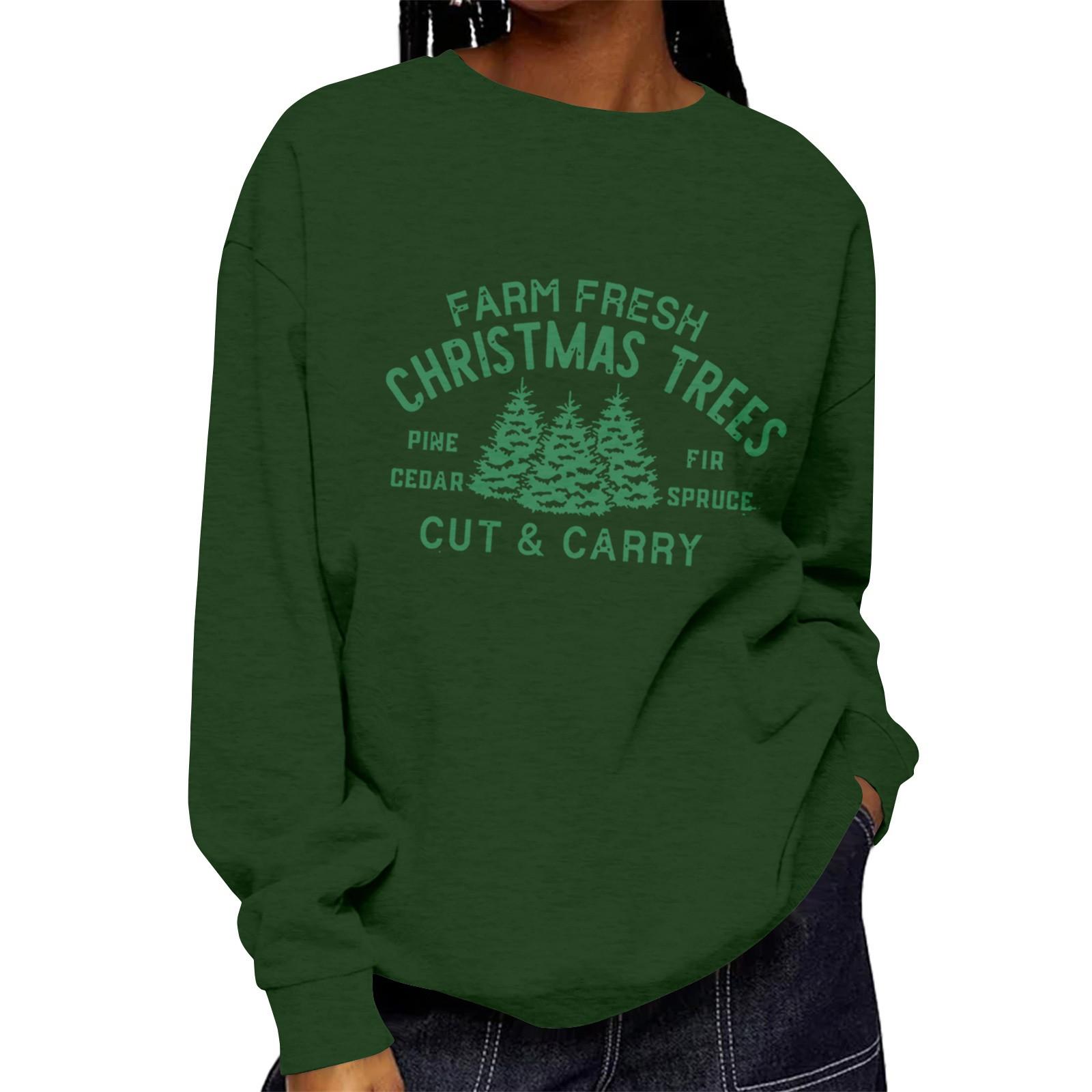 

Женская модная повседневная свободная толстовка с круглым вырезом и длинным рукавом, однотонная L армия зеленый