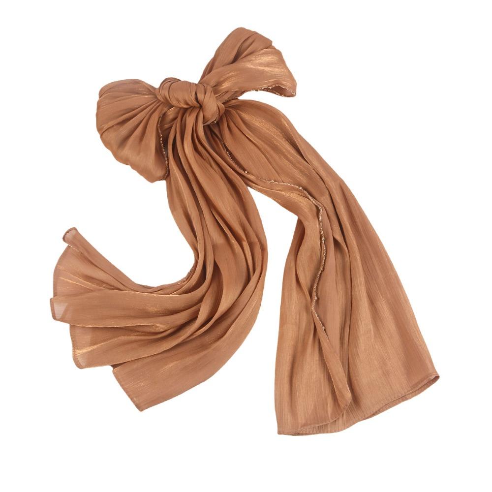 Long Ethnic Style Scarf Beads Chain Wraps Shawl Luxury Islamic Turban  Daily