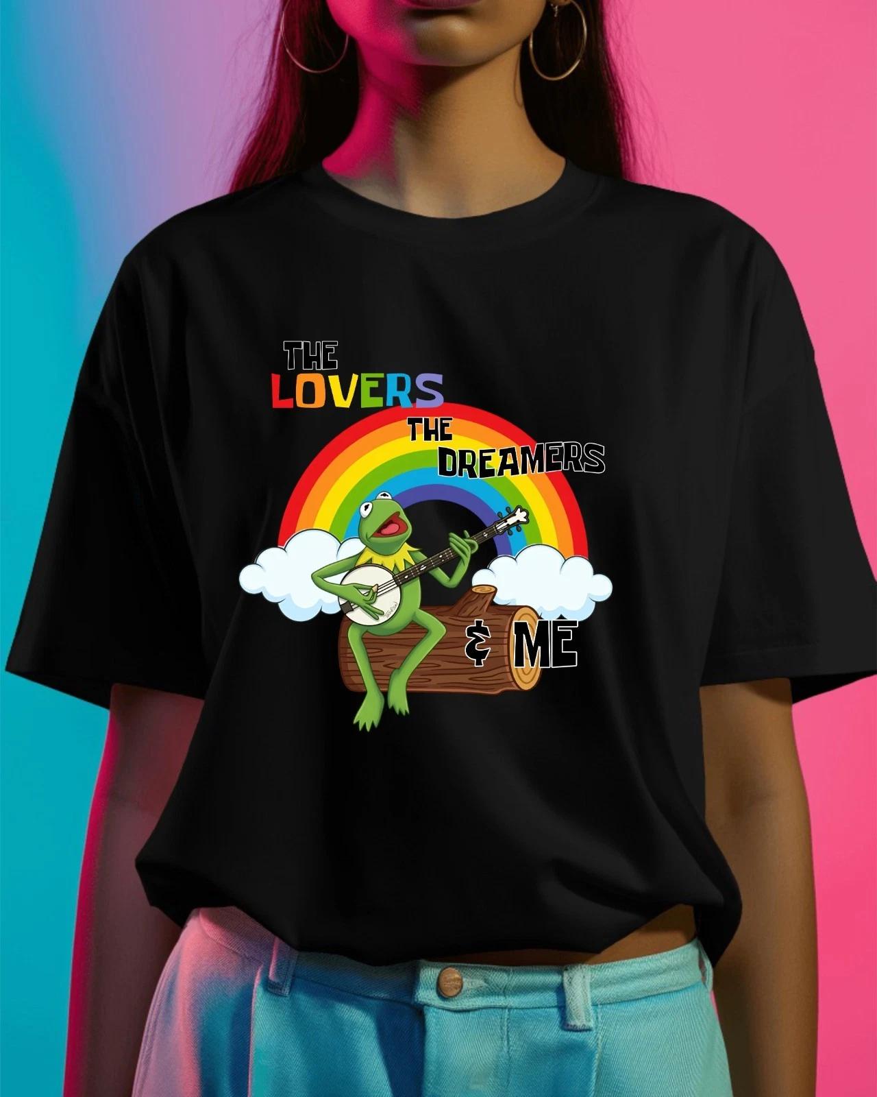 Disney The Frog T-Shirt, Rainbow Connection The Lovers The Dreamers And Me Shirt 3XL