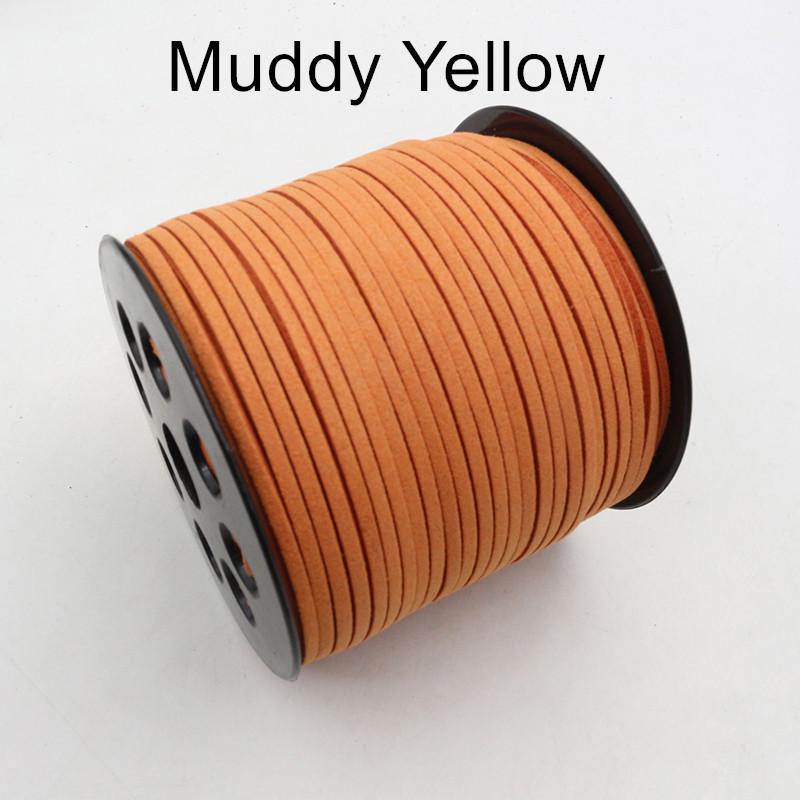 10m Double-Sided Velvet Cord, 2.5mm for DIY Pendant, Bracelet, Necklace Making