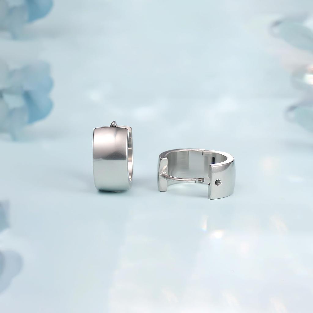 Limerencia G23 Creolen aus reinem Titan, hypoallergen, für empfindliche Frauen und Mädchen, keine Edelsteine, Titan,