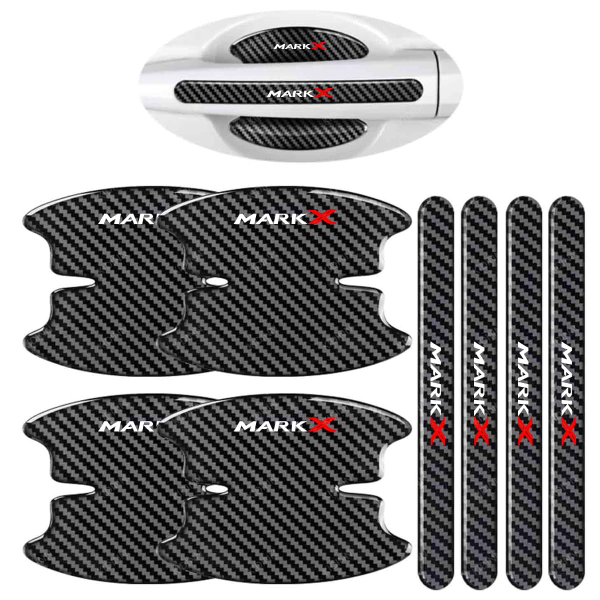 

Door Handle Protector for Mark Paint Carbon Fiber Comfortable to the Easy Installation X Scratch-Resistant, Wear-Resistant, Protection, Pattern, чёрный