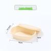 Homeglen Corn Starch Disposable Oval Lunch Boxes