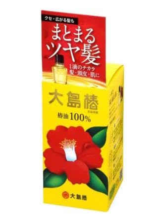 Oshima Tsubaki 40ml 100% Camellia Oil Hair Oil, Styling Agent, Multi-Purpose Oil, Moisturizing for Skin, Scalp, and the Whole Body, Leave-In Treatment