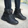 2025Winter Men Outdoor Boots Combat Men's Ankle Boots Tactical Large Casual Shoes Men's Work Safety Shoes Motorcycle Boots