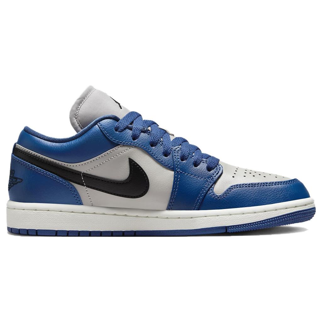 (WMNS) Air Jordan 1 Low 'Gray Navy Blue Black' Women's DC0774-402
