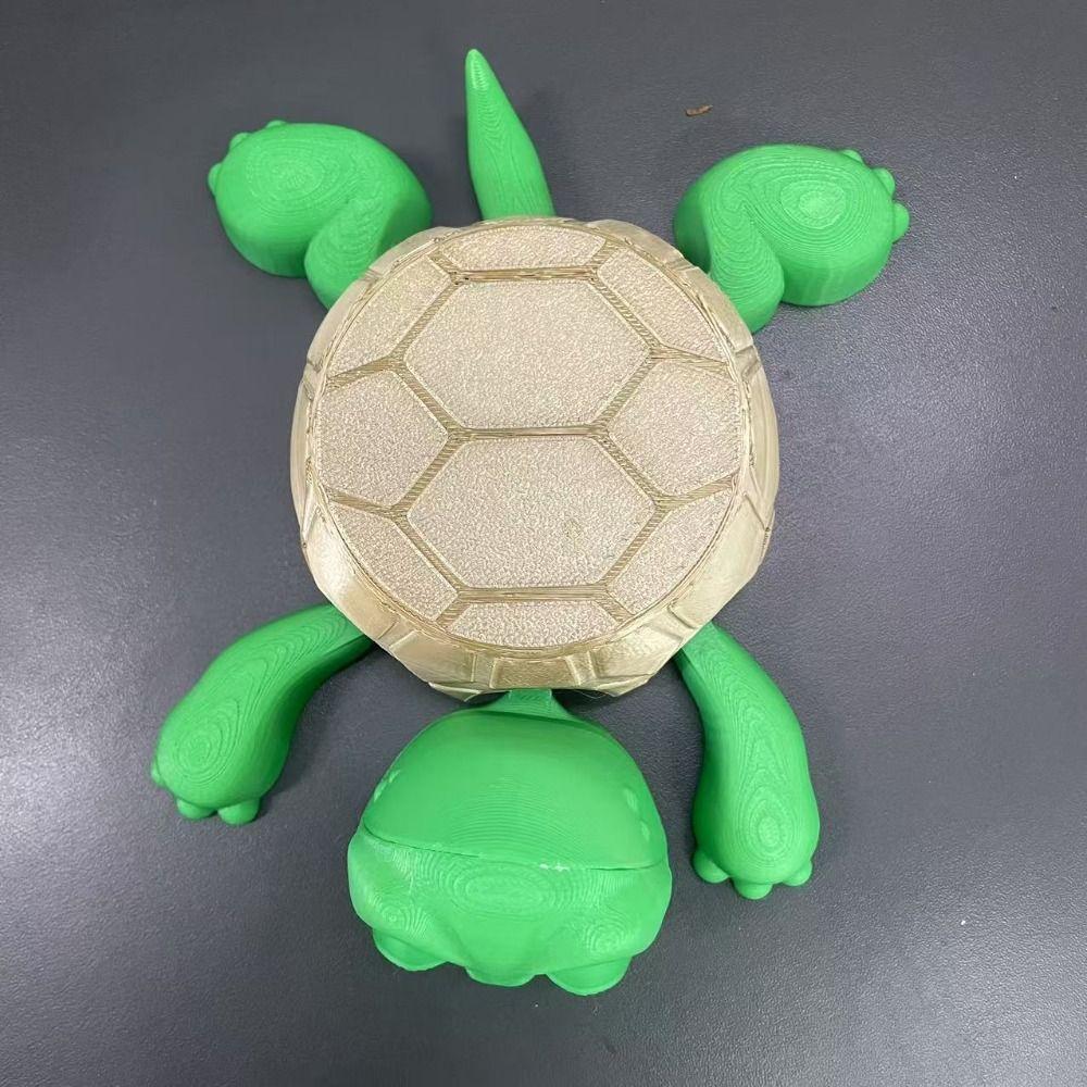 PLA Turtle Cup Pad Quirky Toys 3D Printed Turtle Base Cup Mat Panicked Turtle Coaster Kids Gifts