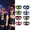 Par Maskeradmask Venedigfestmask Halloween Kostymmask Mardi Gras Mask för Par Kvinnor Män Halvansiktsmask
