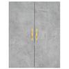 Highboard Concrete Grey 69.5 x 34 x 180 cm Particleboard