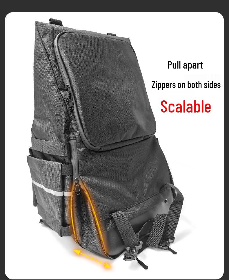 Universal Waterproof Canvas Side Bags for Wuji CU530 & CFMOTO CLC250 Motorcycles