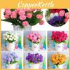 Exquisite 9 Heads Artificial Carnation Bouquet For Realistic Home And Wedding Floral Decor