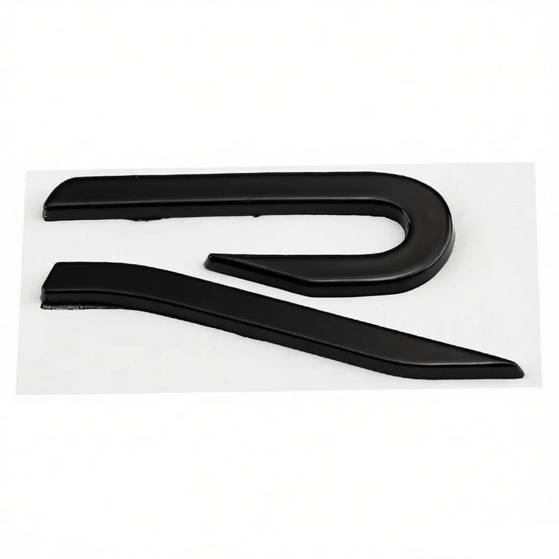 ear1 Metal for Volkswagen VW R Emblem Tiguan Bora GOLF POLO PASSAT CC T-CROSS Touran Jetta Arteon MK6 Car Grille Emblem Modification