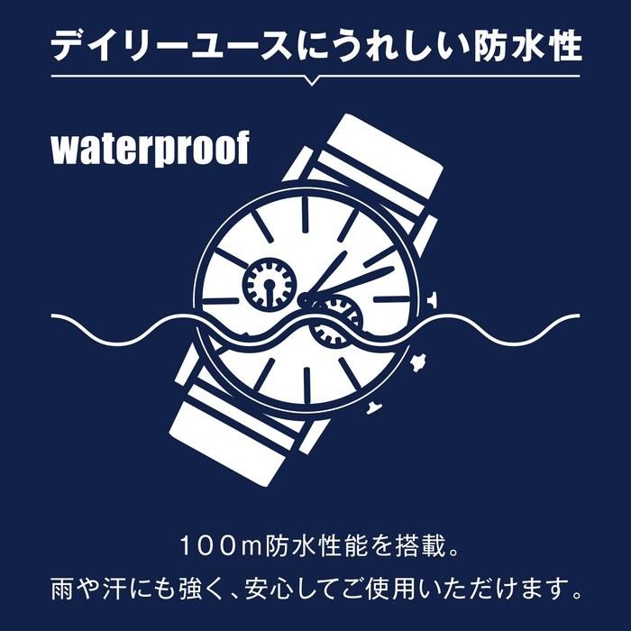 [AngelClover] Men's Watch TIME CRAFT SOLAR NTCS44SBRE-RESolar, 100m Waterproof, Mineral Glass, Red Dial, Red Stainless Steel (Leather)