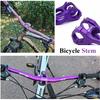 1pc Purple 31.8×28.6mm Aluminum Alloy Bike Stem for MTB/BMX/DH/Trail Riding etc. Anodized, Available in Sandblasted & Glossy