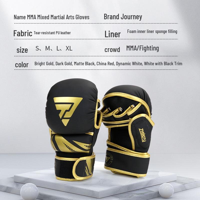 ZTTY Unisex Boxing Gloves with Thick Padding for Adult Training and UFC.
