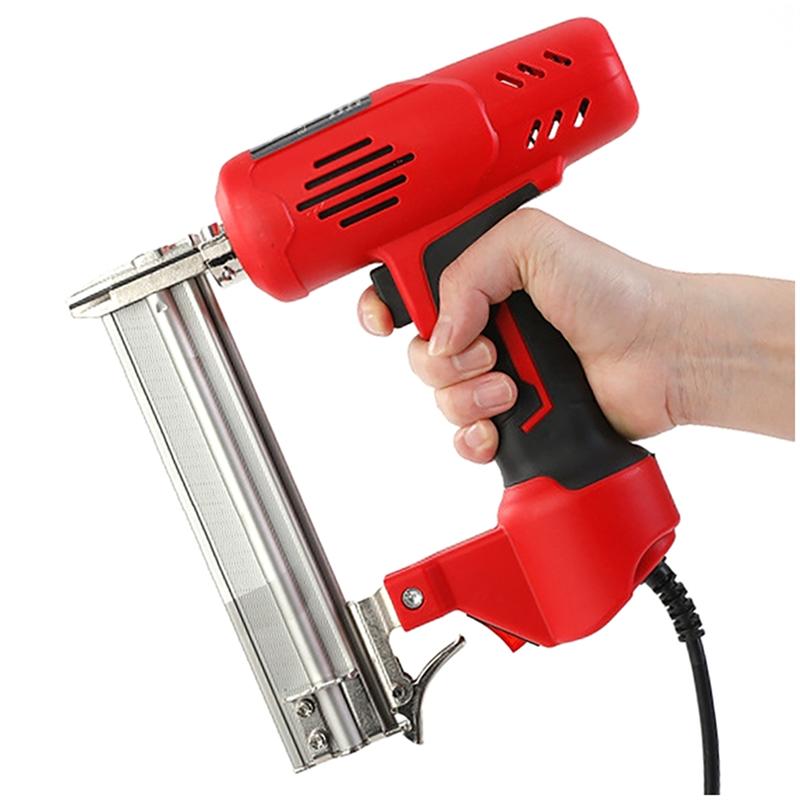 

A25F-Furniture Staple Gun F30 2600W Electric Nailer And Stapler For Wood Frame Carpentry For Woodworking Tool EU Plug