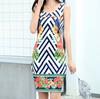 Source Summer Women's Printed Dress Sleeveless Dress Tide