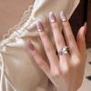 Purple Diamond Butterfly Ring Set Gentle Super Fairy Brushed Purple Butterfly Fairy Purple Pendant