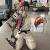 New 13Cm Demon Slayer Akaza Hakuji Anime Figure Model Doll Action Figurine Pvc Decoration Peripheral Desktop Ornament Toys