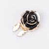 3 PCS Alloy Pearl Flower Button Covers DIY Accessories Flower Cufflinksble  For Men Women Clothing