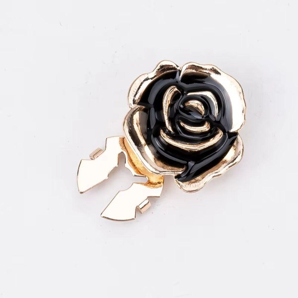 3 PCS Alloy Pearl Flower Button Covers DIY Accessories Flower Cufflinksble  For Men Women Clothing