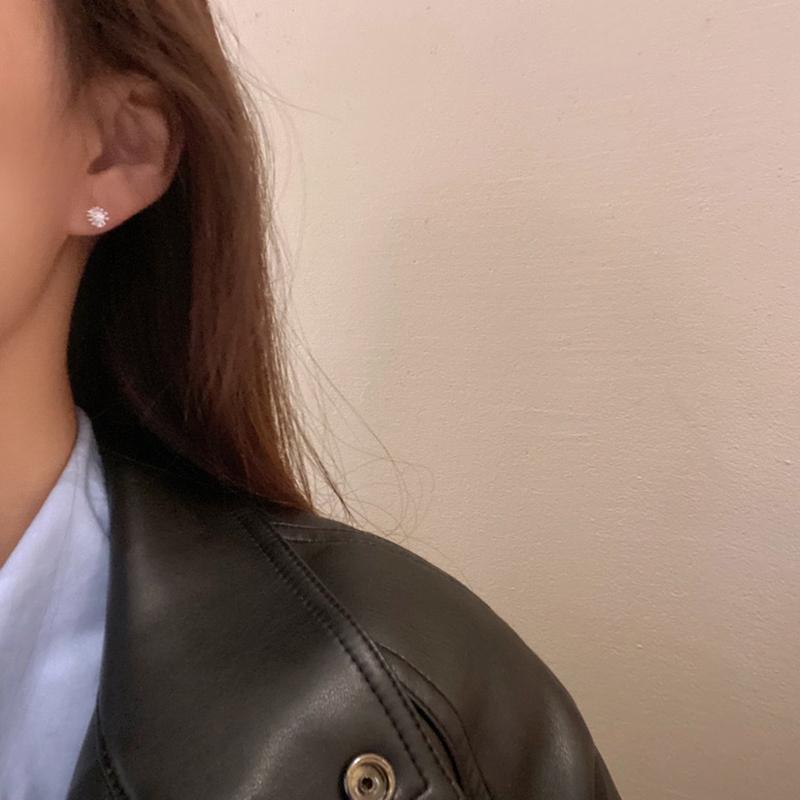 1Set  Delicate Pearl Stud Earring Set Simple Cute Korean Style Small Stud Earring For Women Girls Party Jewelry Gift