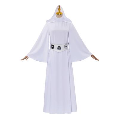 Anime Figures leia Cosplay Costume Princess Dress Disfraz Halloween Carnival Party Adult Dress For Woman