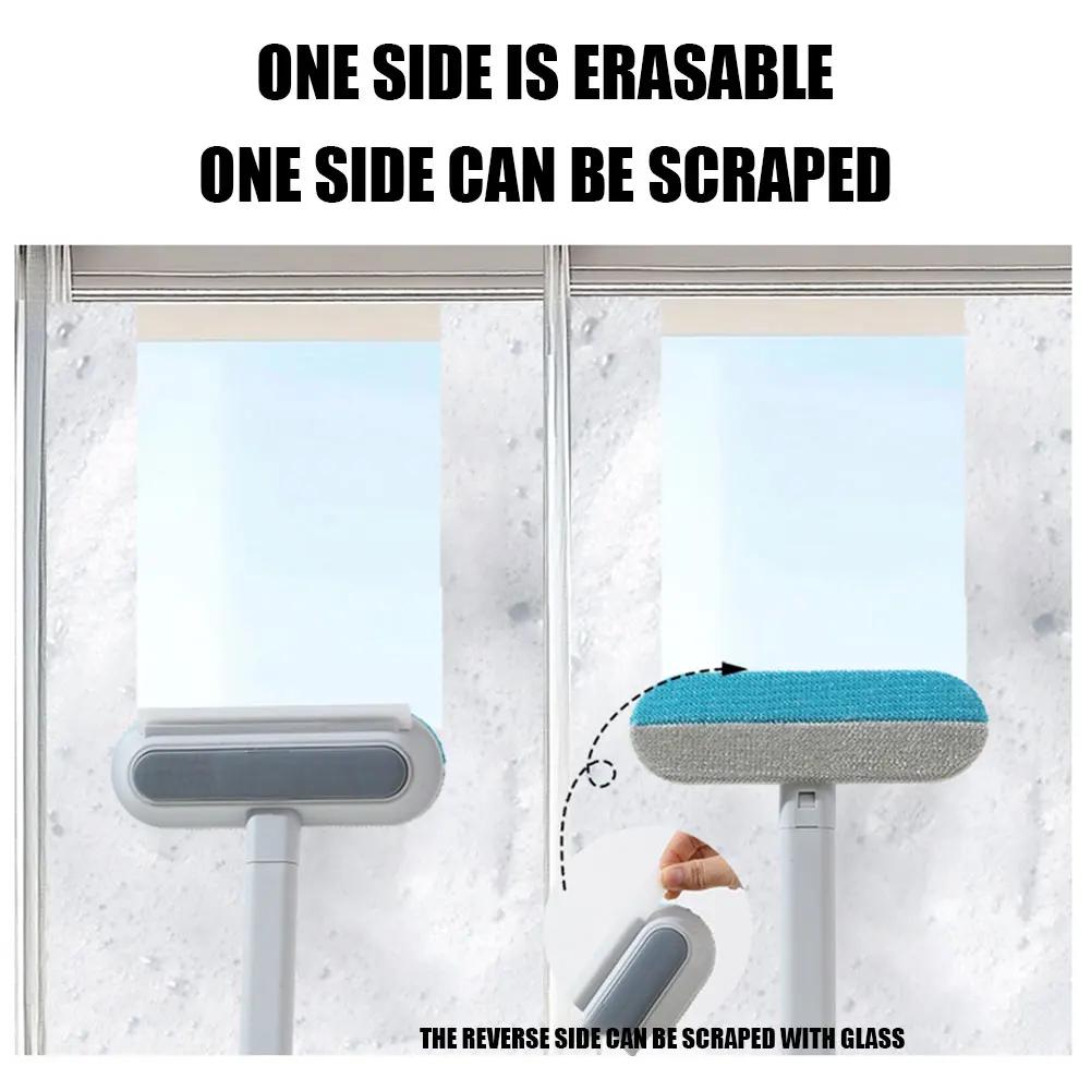 Pet Hair Removal Brush Multifunctional Dog Clothes Brush Long Handle Cat Fur Brush for Window Carpet Clothing