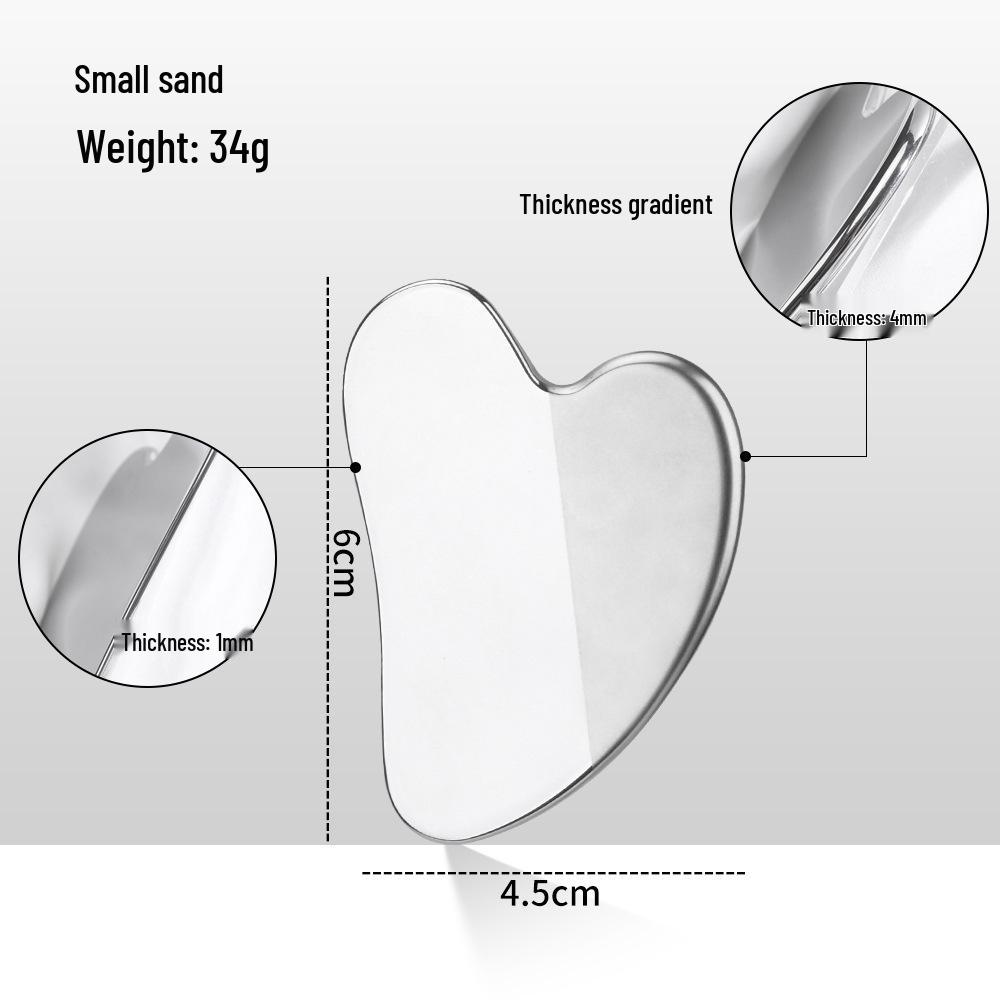 Stainless Steel Facial Beauty Massage and Eye Scraper for Full-Body Relaxation and Meridian Dredging