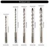 Versatile Drill Bit Porcelain Drill Bit High Wear Resistance For Wood And Plastic With Optimized Heat Dissipation Design