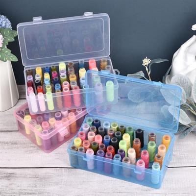 Line Transparent Needle Spool Organizer Sewing Accessories Bobbins Storage Case Sewing Threads Box