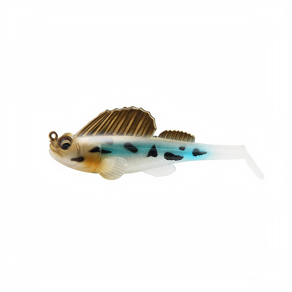Soft Silicone Fishing Snag with Black Hook - Weighted Artificial for and Fishing