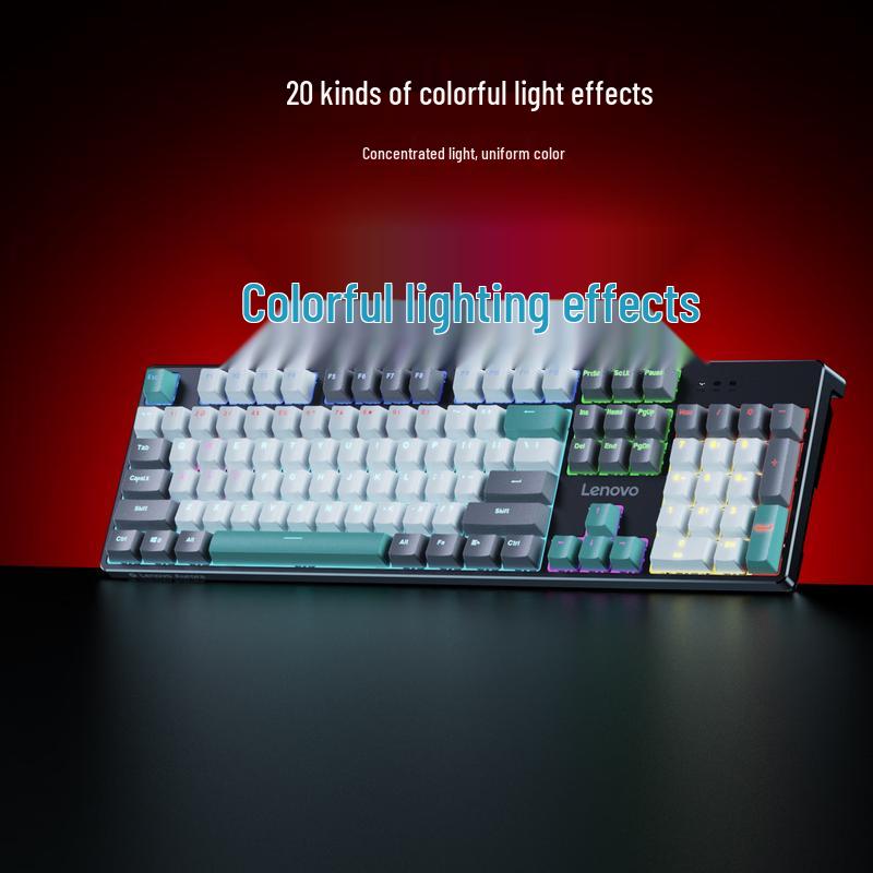 Lenovo GK10 Wired 104-Key Hot-Swappable Mechanical Keyboard