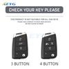 New Tpu Car Remote Key Case Cover Shell For Vw Volkswagen Golf 7 Mk7 Tiguan Mk2 For Seat Ateca Leon Fr 2 Ibiza Auto Accessories