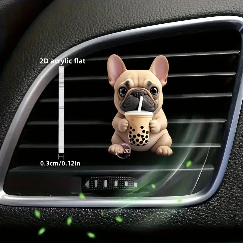 Car Outlet Vent Perfume Clips 2D Air Freshener Diffuser Conditioning Aromatherapy Perfume Clip Car Interior Decoration