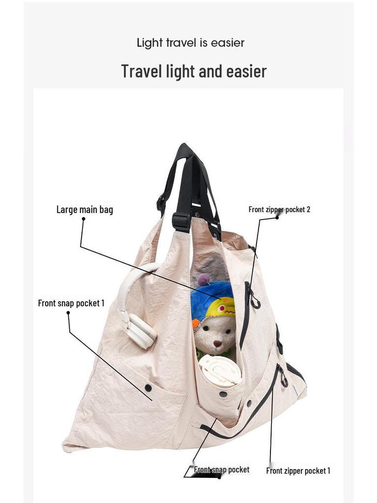 Mountain Series Verwandlungs-Weste-Tasche: Hongkong-Trend, Workwear-Stil, Mehrere Taschen, Umhängetasche mit großem Fassungsvermögen