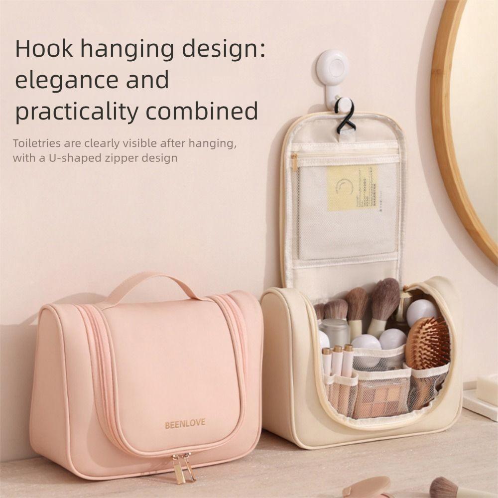 Multi-Functional Cosmetic Storage Bags Large Capacity Wash Handbag Hanging Makeup Bag Travel