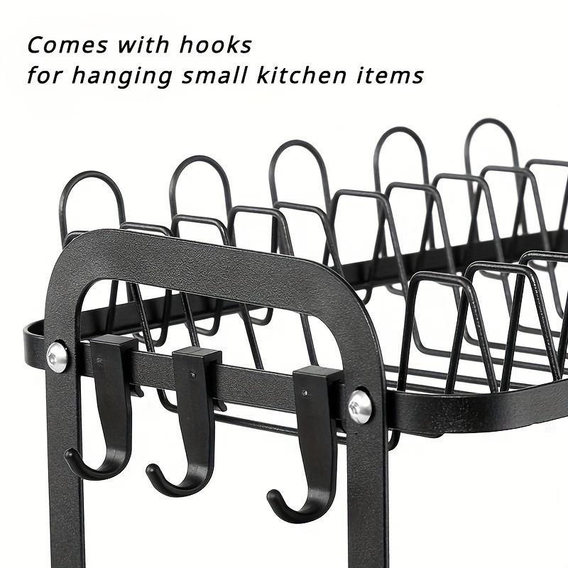 Dishwasher Rack Kitchen Countertop Sink Is Equipped with Double-deck Dish Rack Drain Plate Set Double-deck Bowl Restaurant Kitchen Accessories.