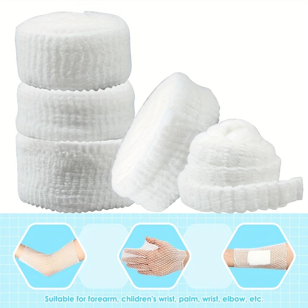 1 Roll Elastic Net Wound Dressing Net Tubular Bandage Mesh Tubing Tubular Gauze Fix Breathable Bandage Retainer for Wrist Elbow