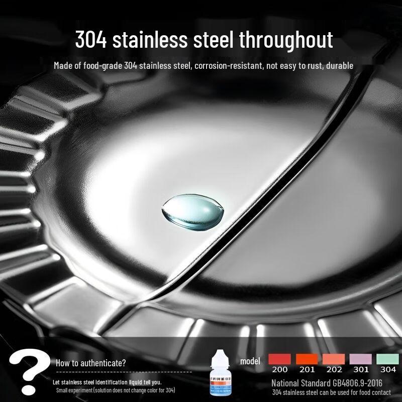 2-Pack Large 304 Stainless Steel Dumpling Maker