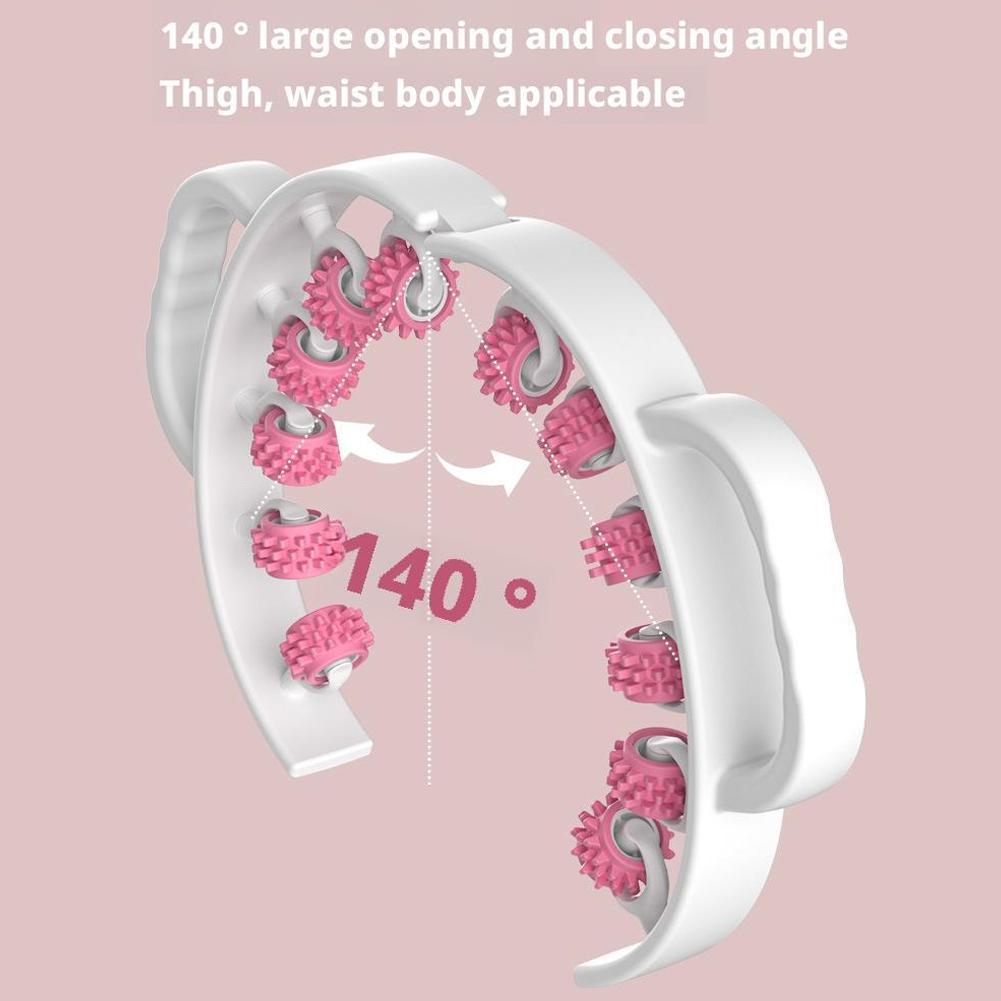 Fully Wrapped Ring Massager Soft Rubber Roller Lymphatic Drainage For Calf Thigh Slimming Fitness Recovery Muscle Relief Tools