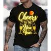2026 Happy New Year 3D Printed T Shirt For Men Fashion New Mens Clothing Trend Cool Street Tops Womens Tshirts Couple Clothes