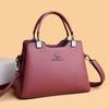 Urban Simple Female Bag Middle-aged Temperament Mother Bag Handbag Large Capacity Single Shoulder Crossbody Bag