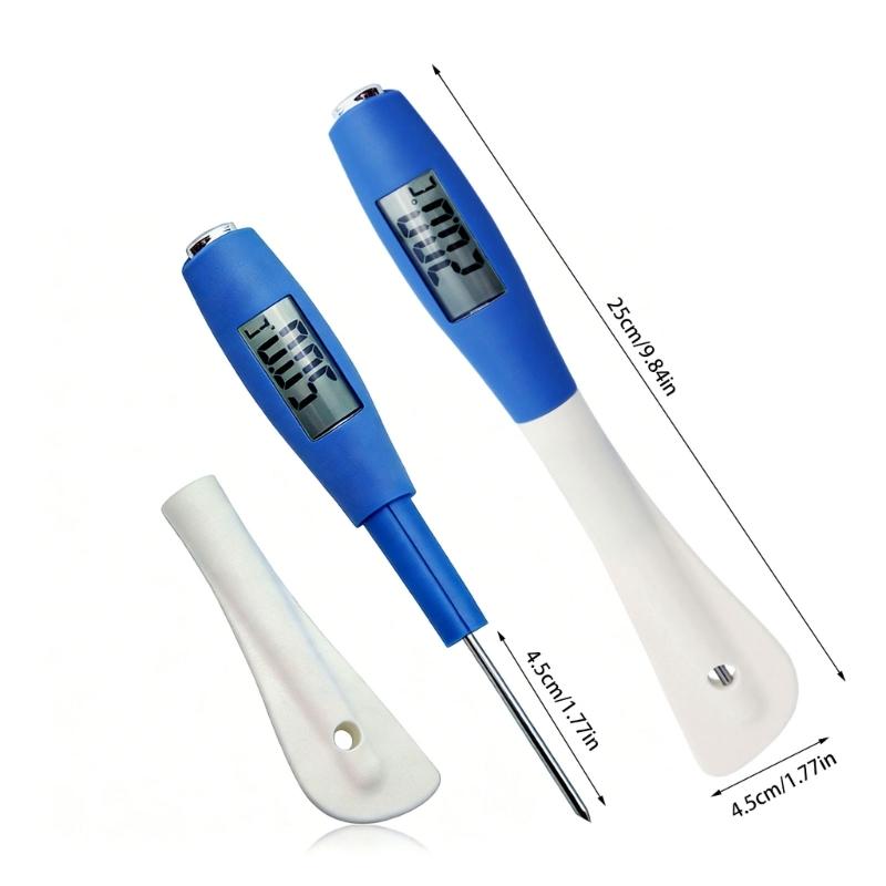 High Accuracy Digital Kitchen Display Tool With Weight Calculation Silicone Spatula Thermometers For Chocolate Dough