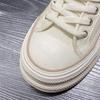 Women's Canvas Shoes New Spring Korean Version Ins All-match Thick-soled Shoes Spring and Autumn Casual Shoes